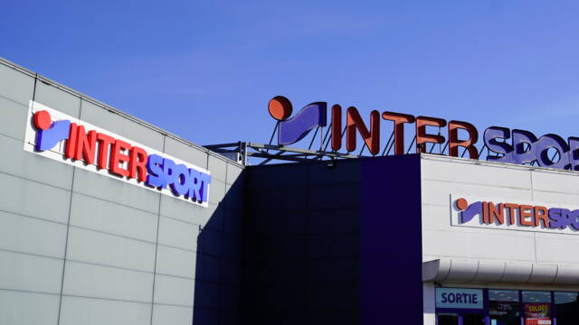 Bordeaux , Aquitaine / France – 01 24 2020 : intersport logo Gro